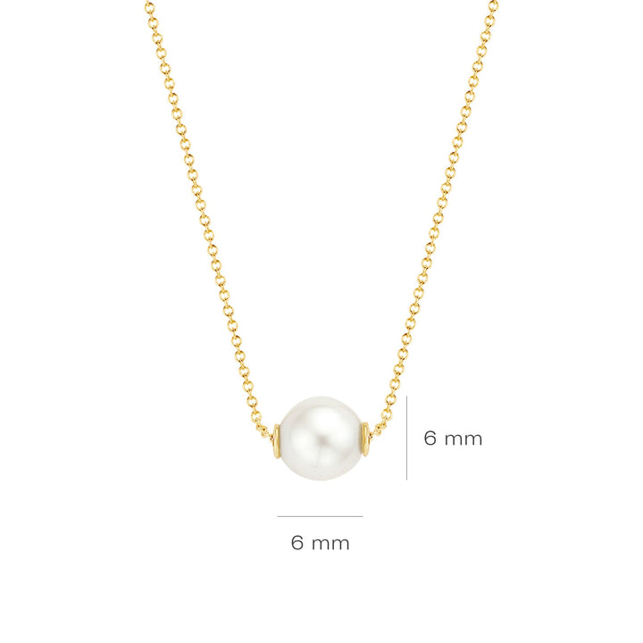 Blush 14ct Solid Gold Pearl Pendant Necklace - MococoBlush3076YPW8717828198896Necklaces