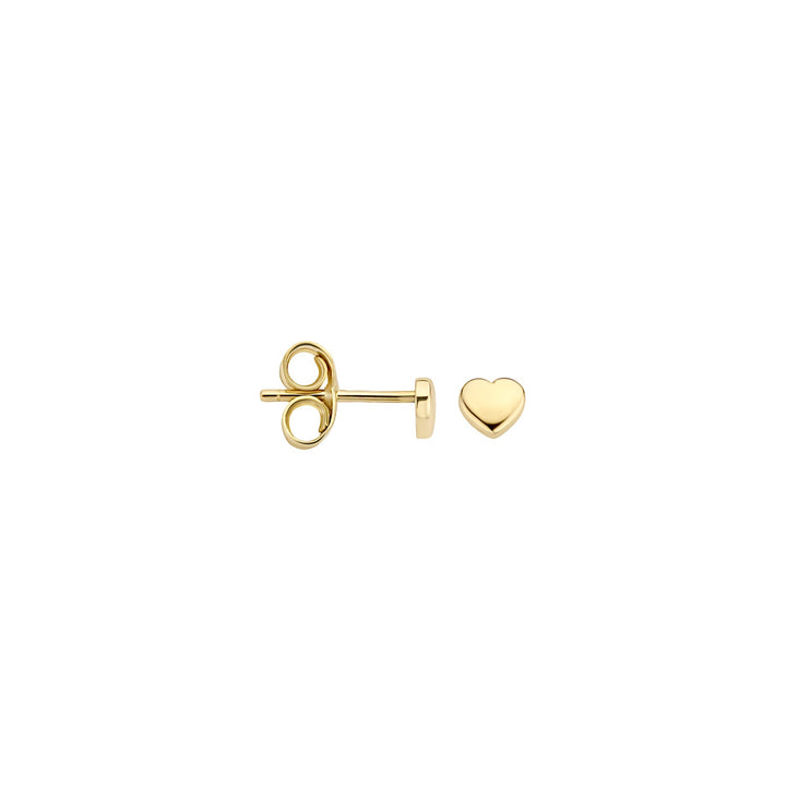 Blush 14ct Solid Gold Polished Heart Stud Earrings - MococoBlush7245YGO8720088127667Earrings