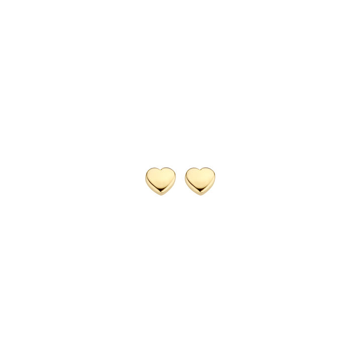 Blush 14ct Solid Gold Polished Heart Stud Earrings - MococoBlush7245YGO8720088127667Earrings