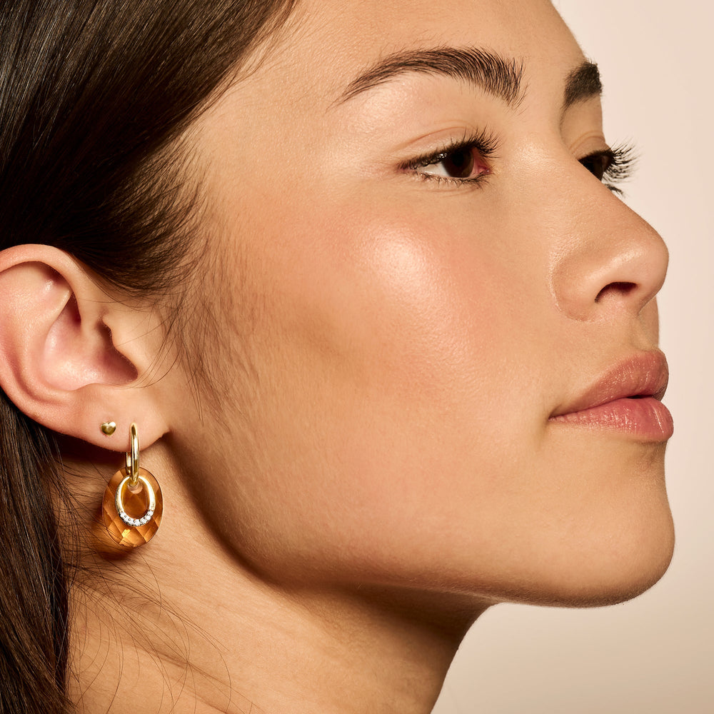 Blush 14ct Solid Gold Polished Heart Stud Earrings - MococoBlush7245YGO8720088127667Earrings