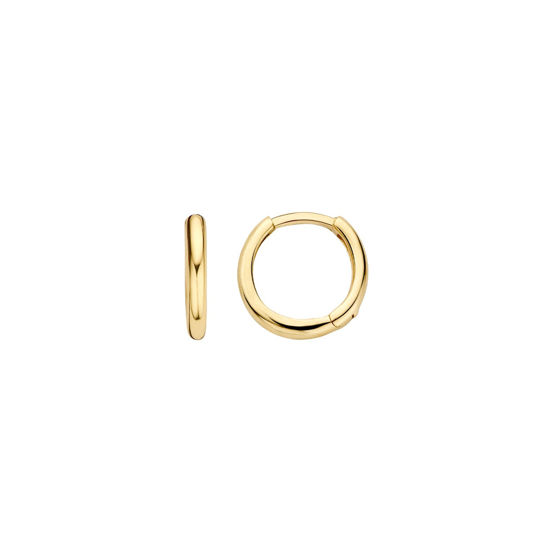 Blush 14ct Solid Gold Round Hoop Earrings - MococoBlush7232YGO8720088127520Earrings