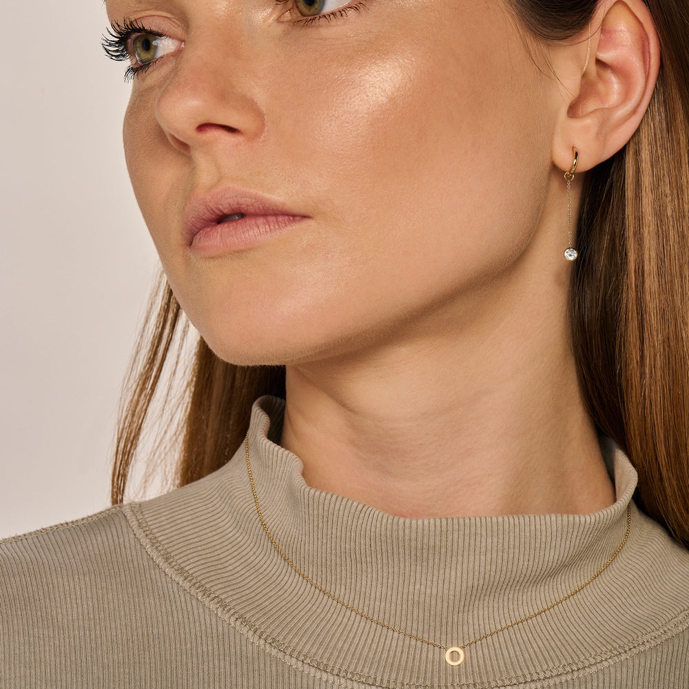 Blush 14ct Solid Gold Round Hoop Earrings - MococoBlush7232YGO8720088127520Earrings