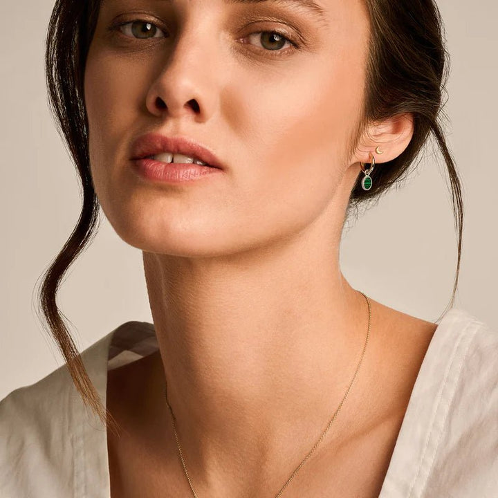 Blush 14ct Solid Gold Round Hoop Earrings - MococoBlush7232YGO8720088127520Earrings