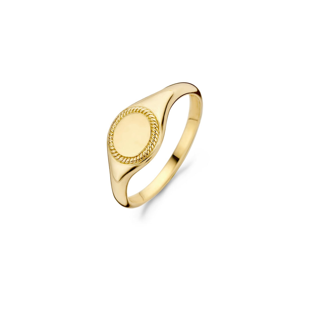 Blush 14ct Solid Gold Signet Ring - MococoBlush1206YGO/54/WEB8720088127001Rings