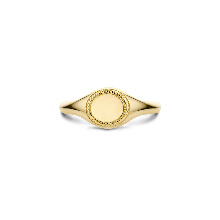 Blush 14ct Solid Gold Signet Ring - MococoBlush1206YGO/54/WEB8720088127001Rings