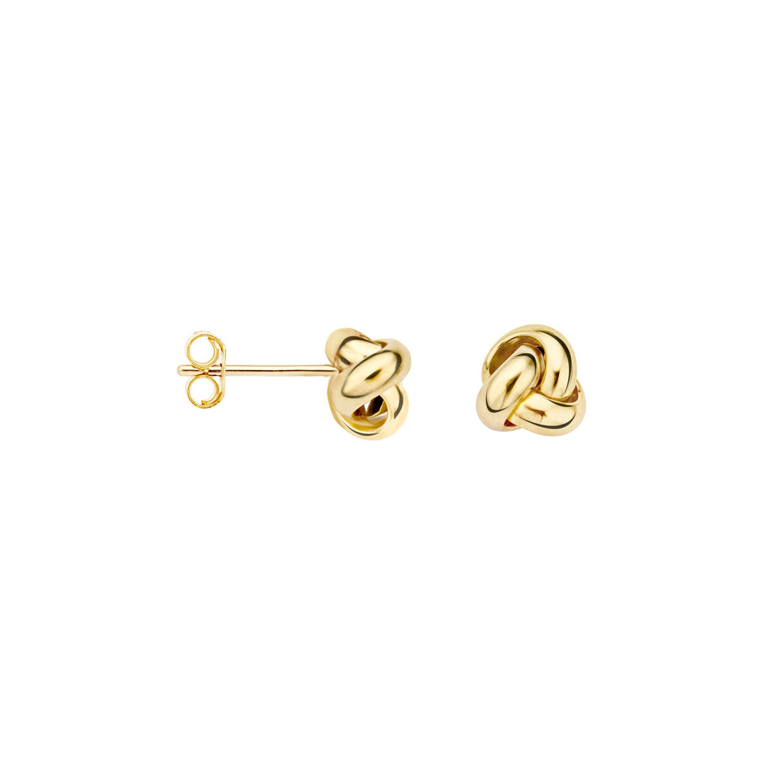 Blush 14ct Solid Gold Twisted Stud Earrings - MococoBlush7157YGO8717828176436Earrings