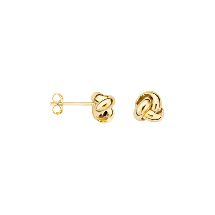 Blush 14ct Solid Gold Twisted Stud Earrings - MococoBlush7157YGO8717828176436Earrings