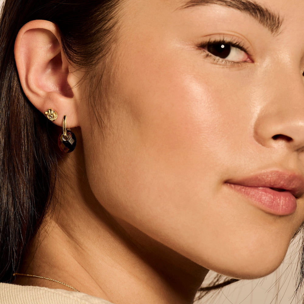 Blush 14ct Solid Gold Twisted Stud Earrings - MococoBlush7157YGO8717828176436Earrings