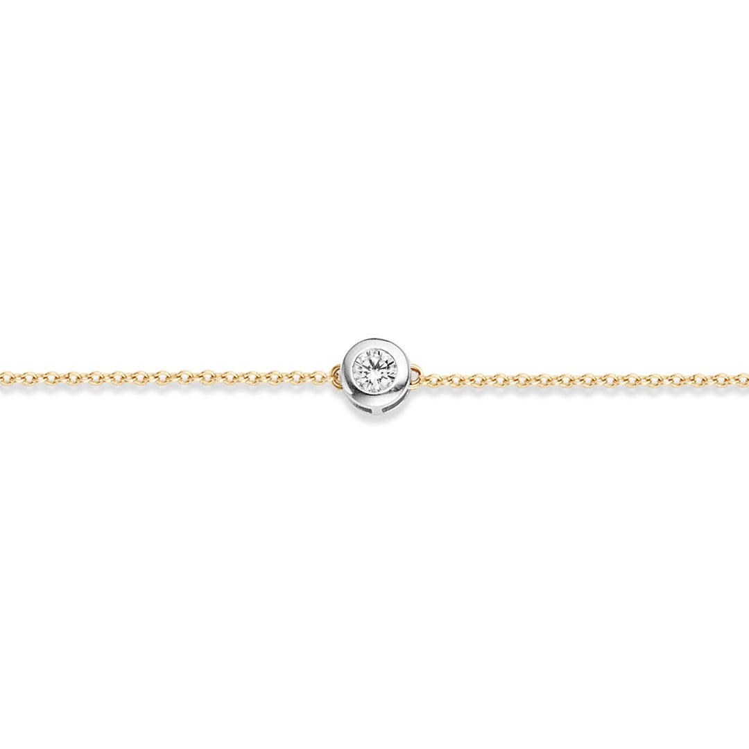 Blush 14ct Solid Gold Zirconia Bracelet - MococoBlush2167YZI8717828193808Bracelets
