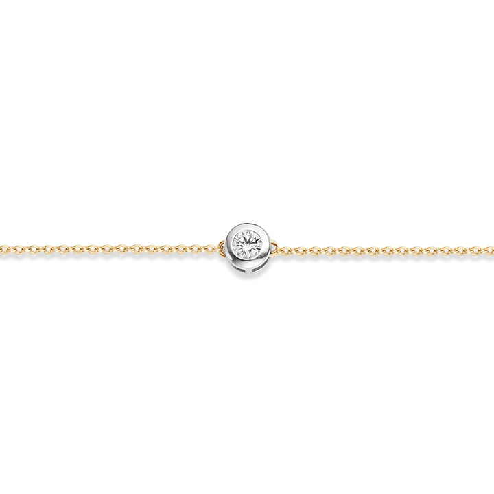 Blush 14ct Solid Gold Zirconia Bracelet - MococoBlush2167YZI8717828193808Bracelets