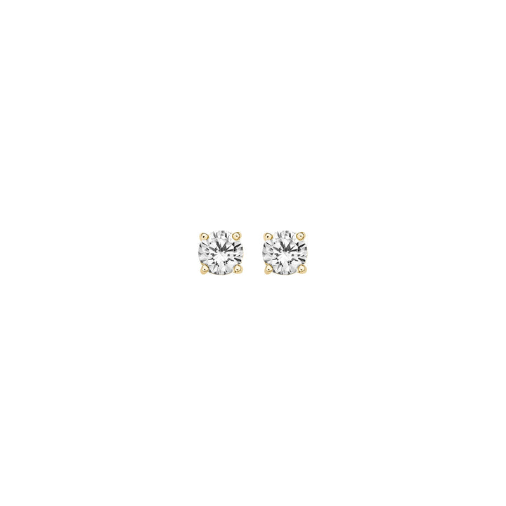 Blush 14ct Solid Gold Zirconia Stud Earrings - MococoBlush7127YZI8717828144756Earrings
