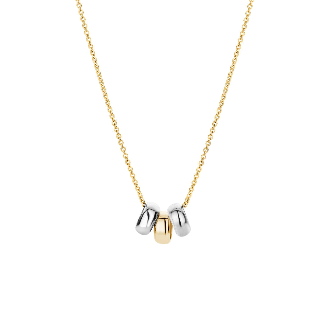Blush 14ct Solid White and Yellow Gold Pendant Necklace - MococoBlush3055BGO8717828182673Necklaces