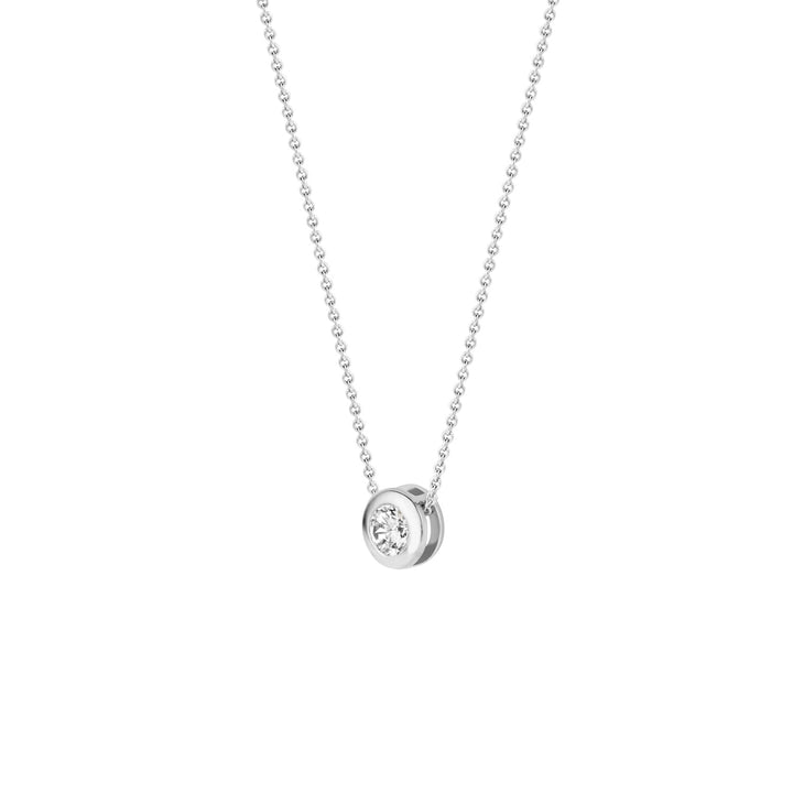 Blush 14ct Solid White Gold Brilliant Cut Zirconia Necklace - MococoBlush3052WZI8717828176122Necklaces