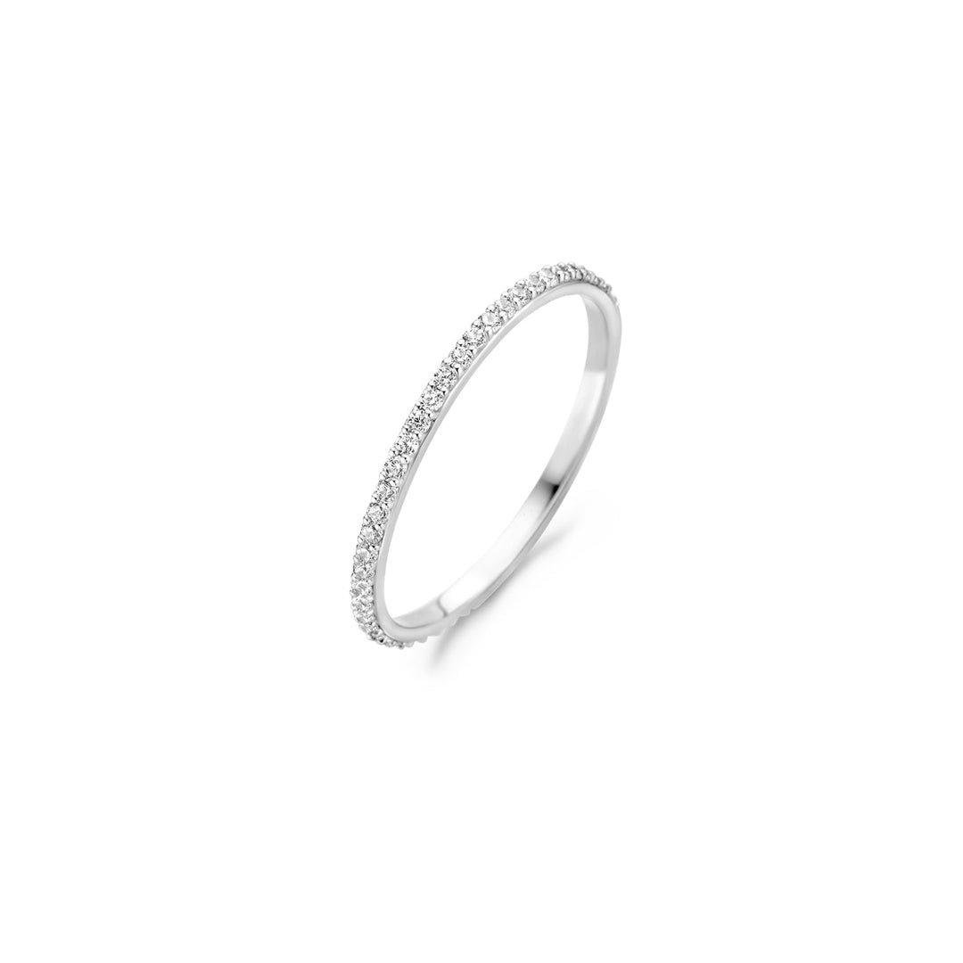 Blush 14ct Solid White Gold Pave Ring - MococoBlush1201WZI/46/WEBRings