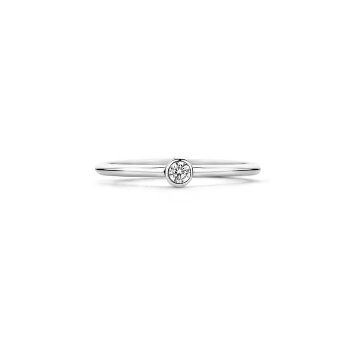 Blush 14ct Solid White Gold Ring - MococoBlush1198WZI/46/WEBRings