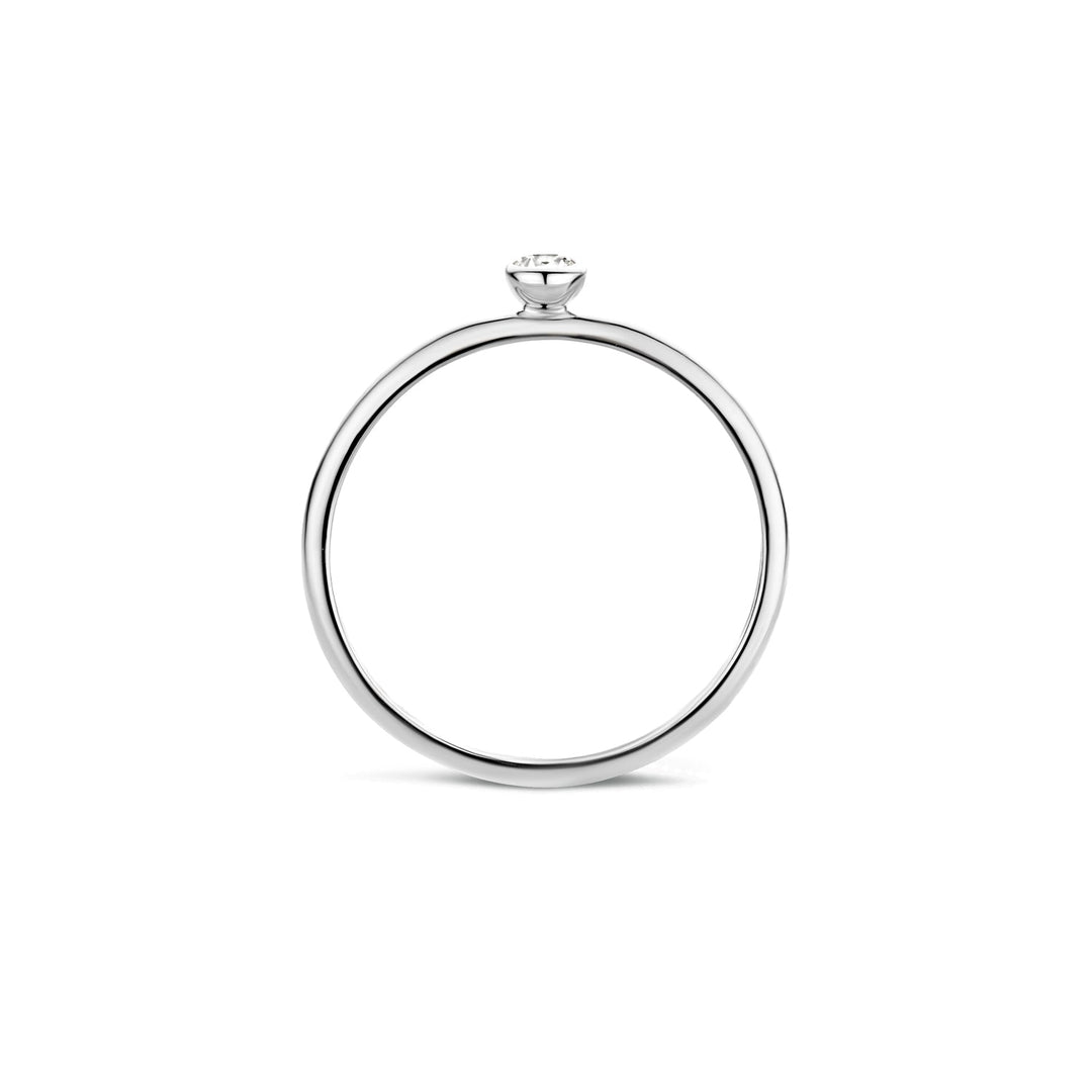 Blush 14ct Solid White Gold Ring - MococoBlush1198WZI/46/WEBRings