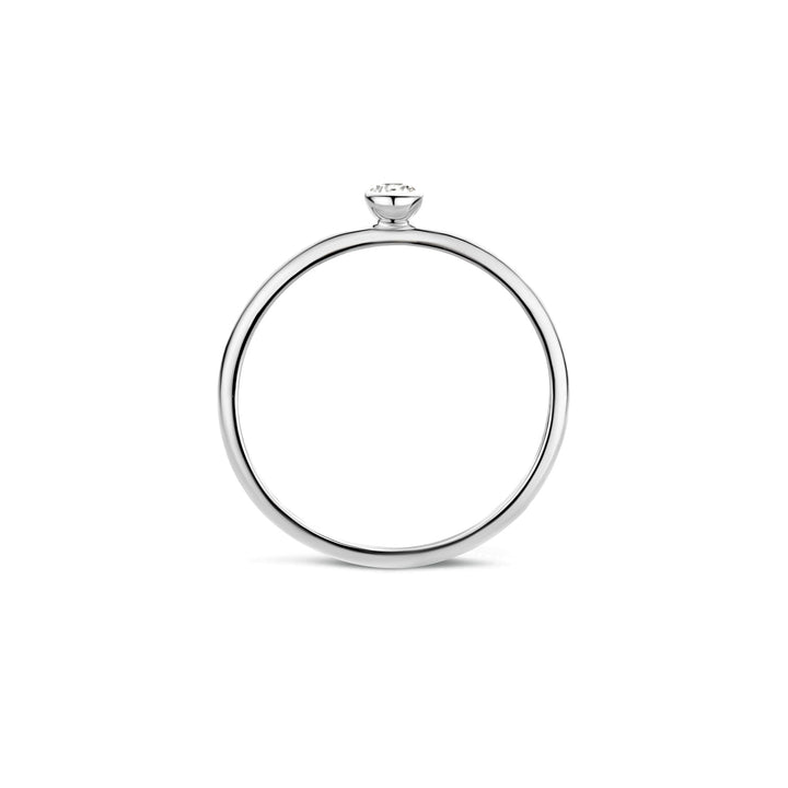 Blush 14ct Solid White Gold Ring - MococoBlush1198WZI/46/WEBRings