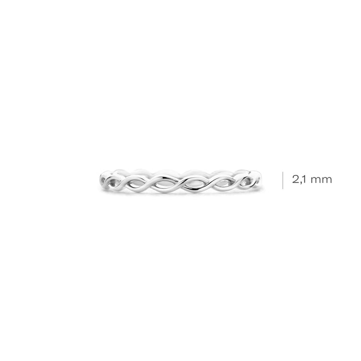 Blush 14ct Solid White Gold Ring - MococoBlush1220WGO/46/WEBRings