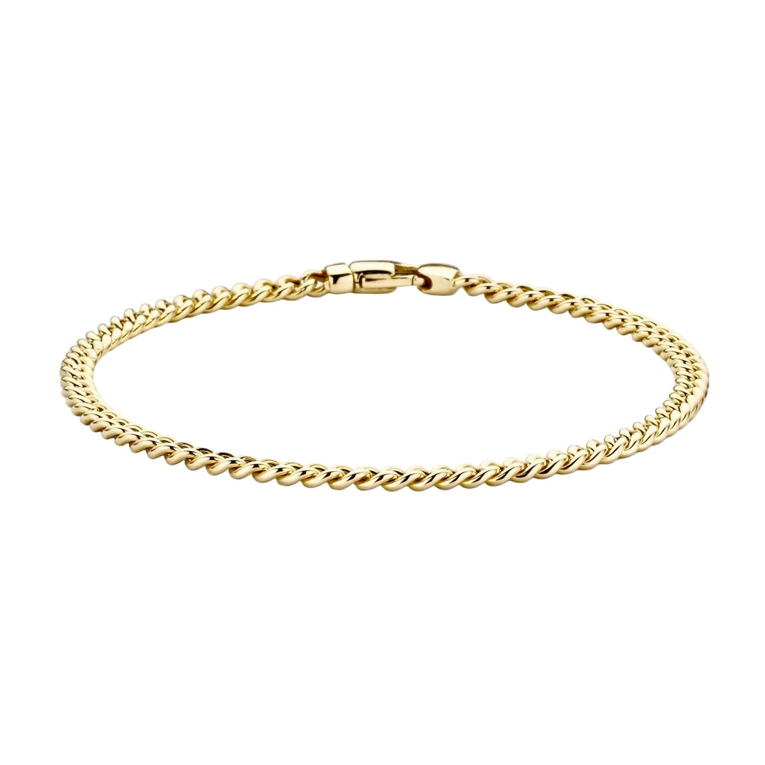 Blush 14ct Yellow Gold Gourmet Link Bracelet - MococoBlush2165YGOBracelets