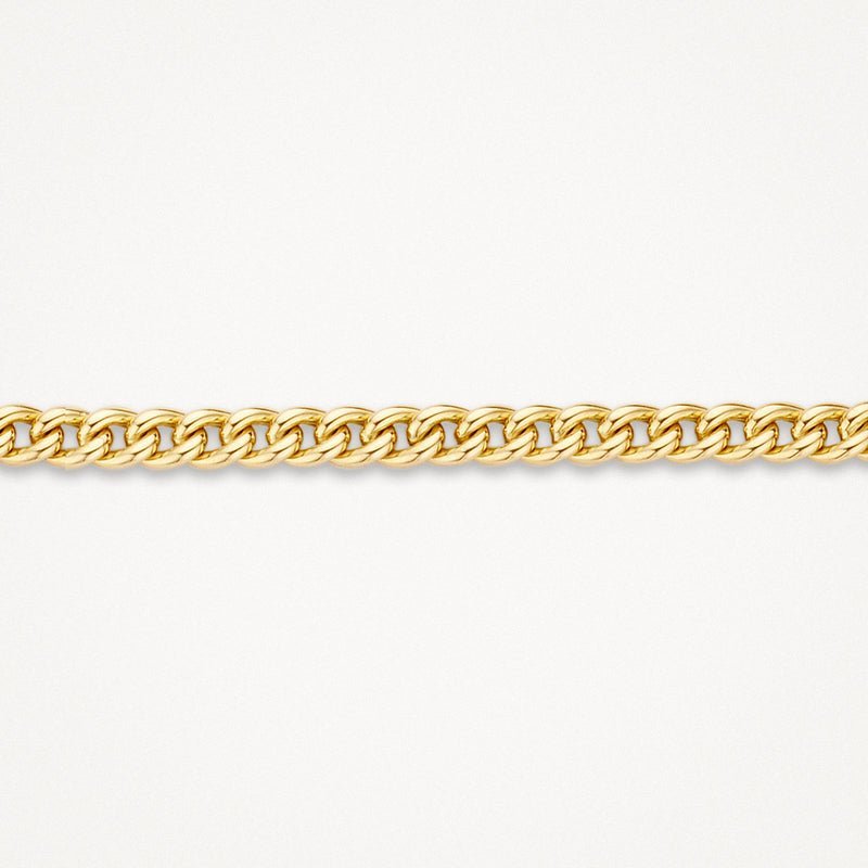 Blush 14ct Yellow Gold Gourmet Link Bracelet - MococoBlush2165YGOBracelets