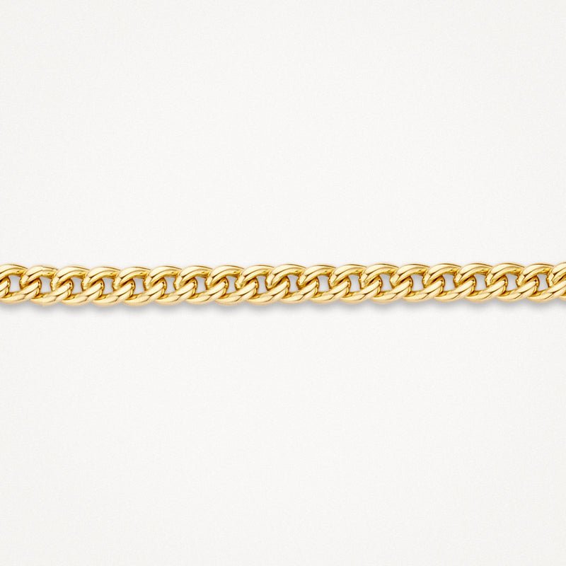 Blush 14ct Yellow Gold Gourmet Link Bracelet - MococoBlush2165YGOBracelet
