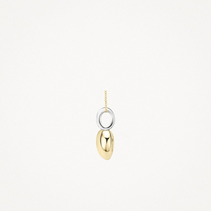 Blush Elegant 14ct Solid White Gold Heart Zirconia Pendant - MococoBlush6077BZINecklaces