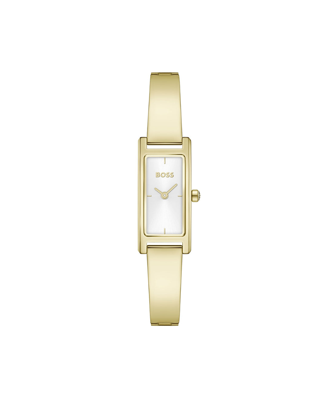 Boss Lucy Gold-Tone Bangle Watch White Dial - Mococo