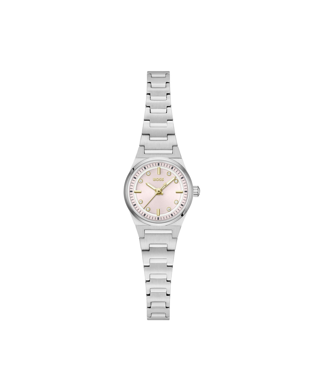 Boss Candor Stainless Steel Bracelet Watch Pink Dial - Mococo