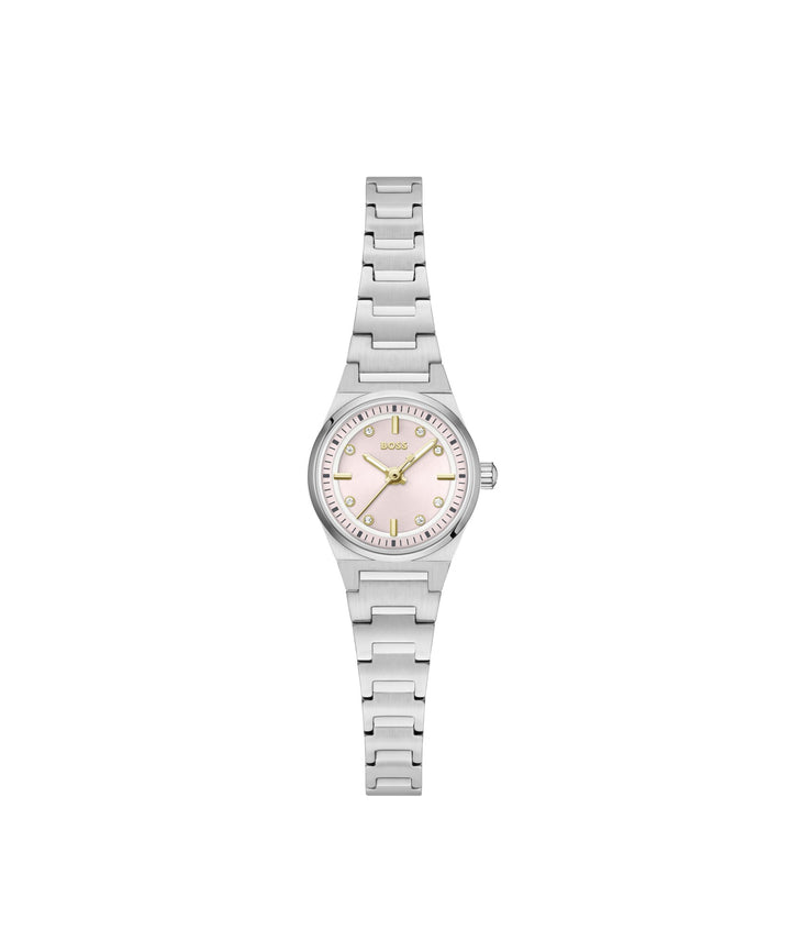 Boss Candor Stainless Steel Bracelet Watch Pink Dial - Mococo