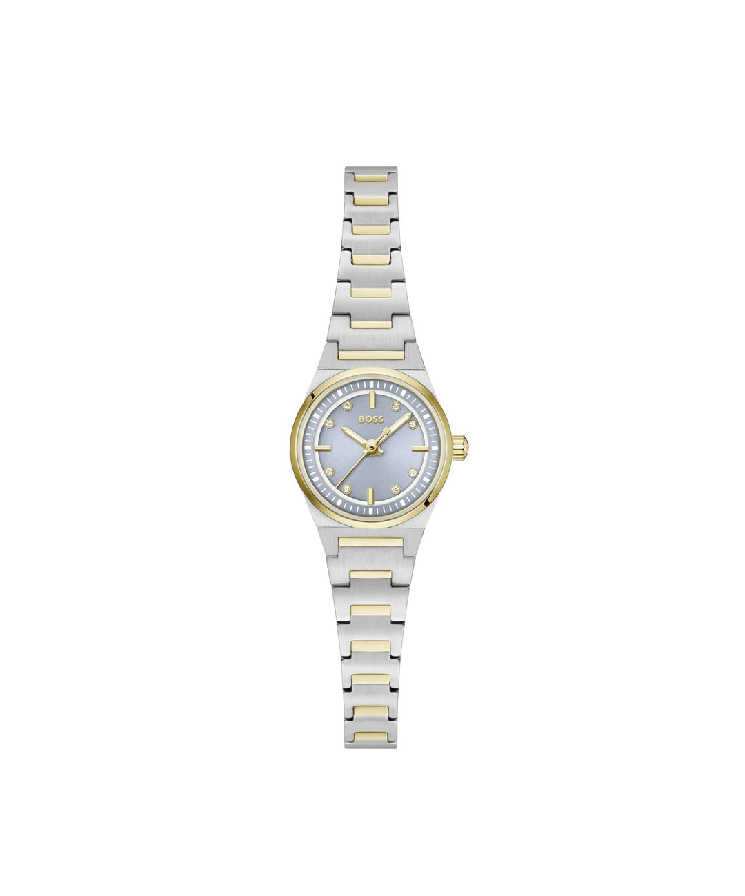 Boss Candor Two-Tone Bracelet Watch Blue Dial - Mococo