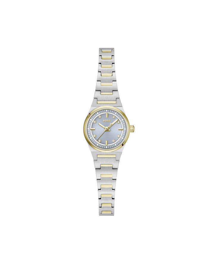 Boss Candor Two-Tone Bracelet Watch Blue Dial - Mococo