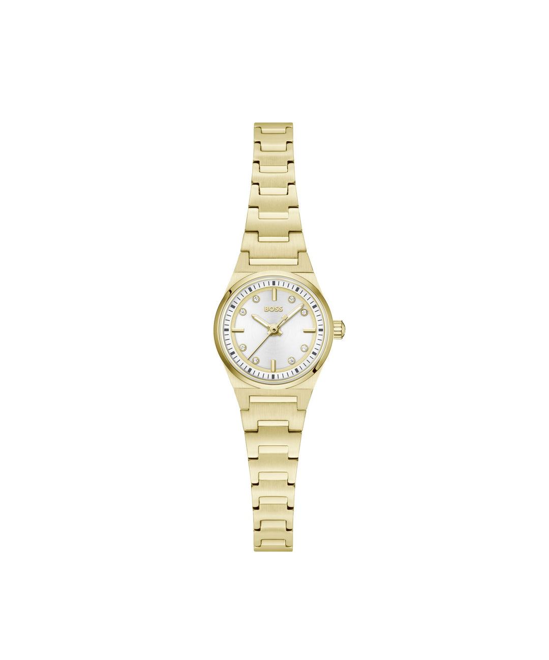 Boss Candor Gold-Tone Bracelet Watch Silver White Dial - Mococo