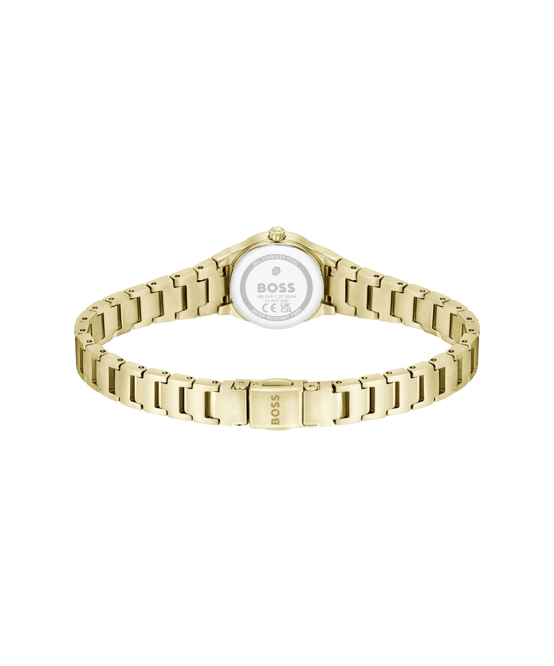 Boss Candor Gold-Tone Bracelet Watch Silver White Dial - Mococo