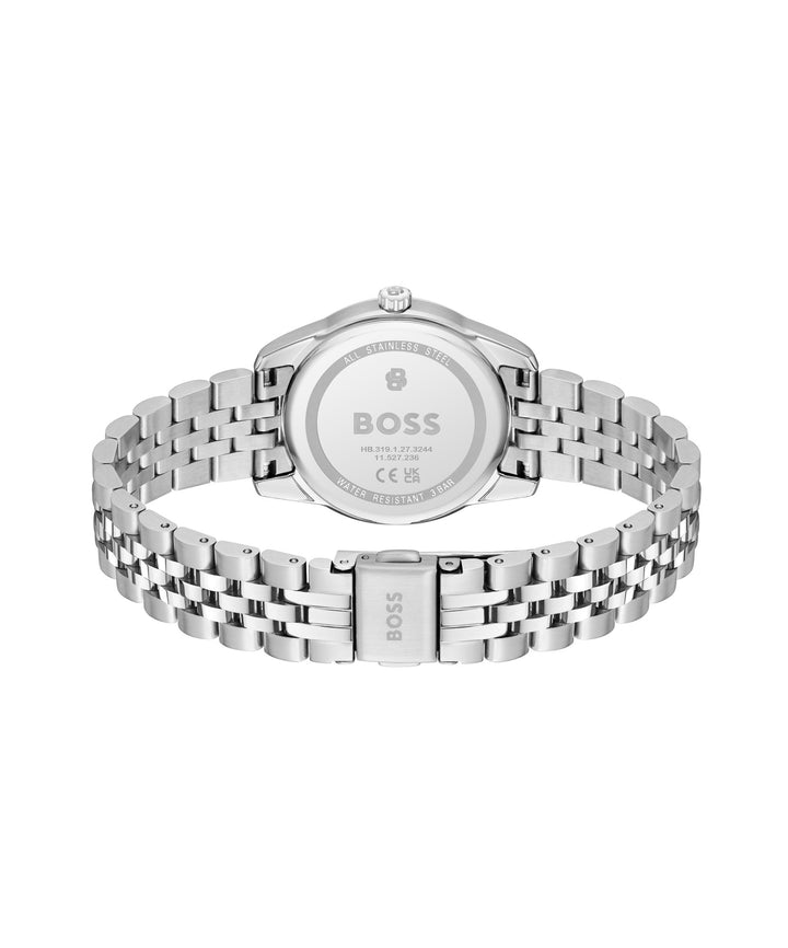 Boss Graceful Crystal Bracelet Watch Pink Mother-of-Pearl Dial - Mococo