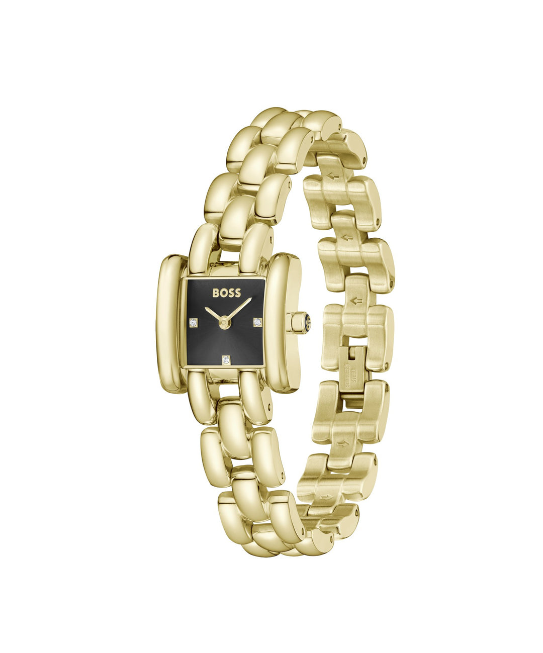 Boss Violet Gold-Tone Bracelet Watch Black Dial - Mococo
