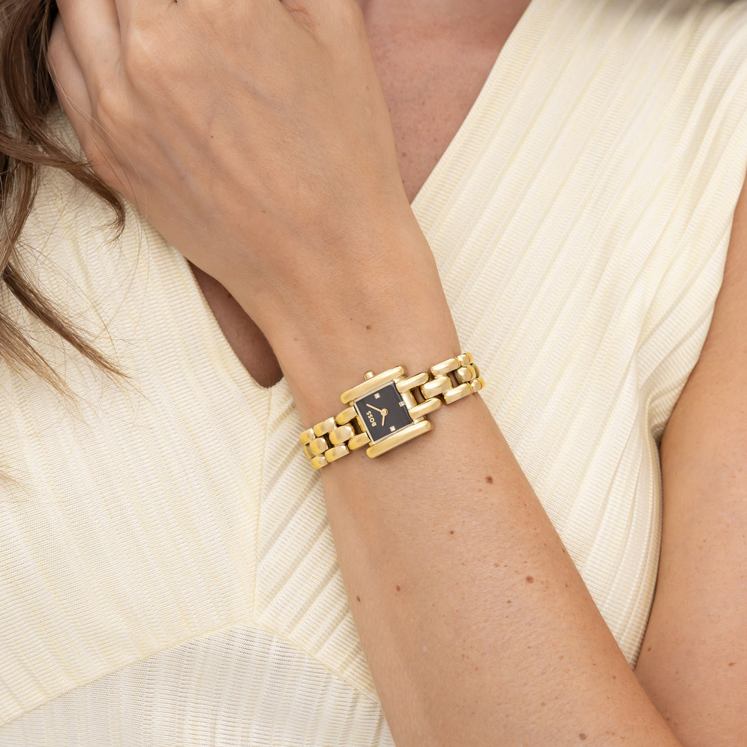 Boss Violet Gold-Tone Bracelet Watch Black Dial - Mococo