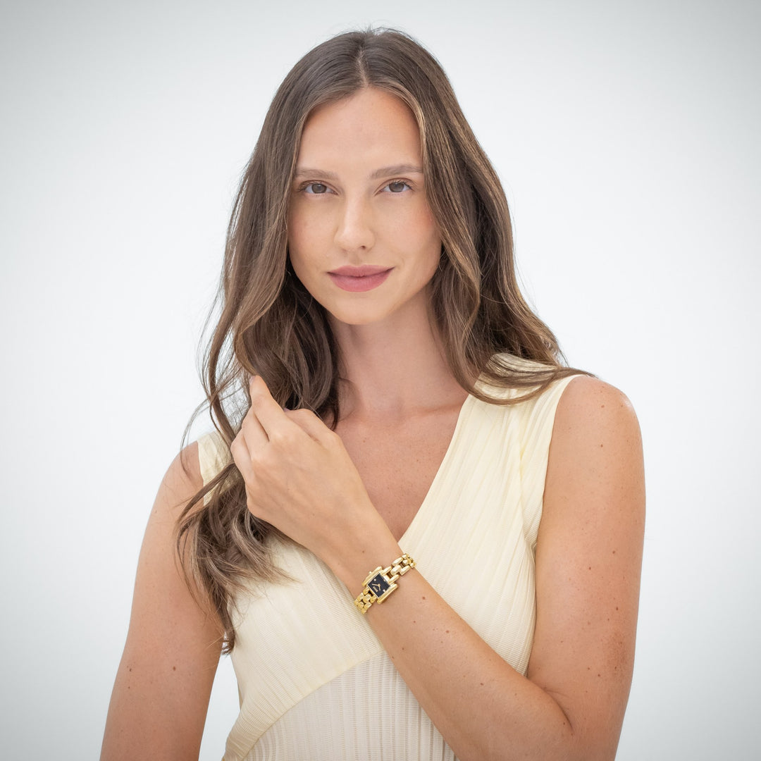 Boss Violet Gold-Tone Bracelet Watch Black Dial - Mococo