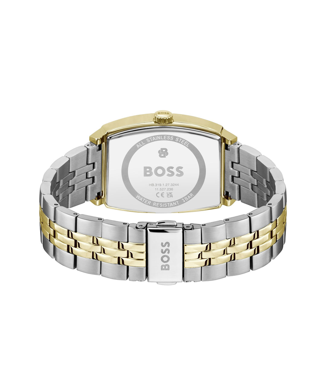 Boss Principle Tonneau Two-Tone Bracelet Watch Blue Dial - Mococo