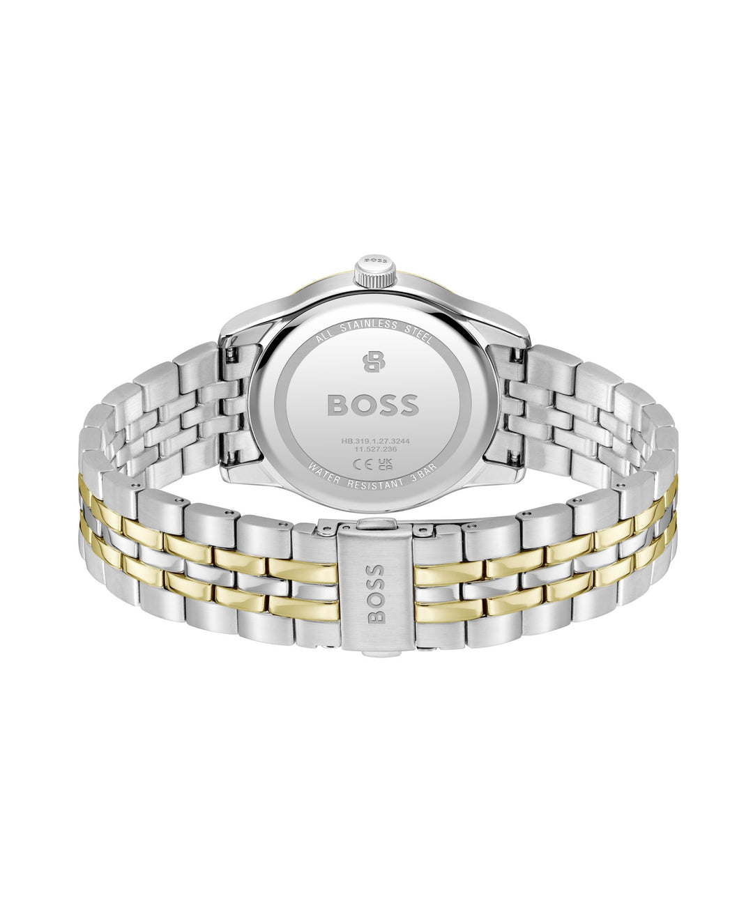 Boss Langford Two-Tone Bracelet Watch Parchment Dial - Mococo
