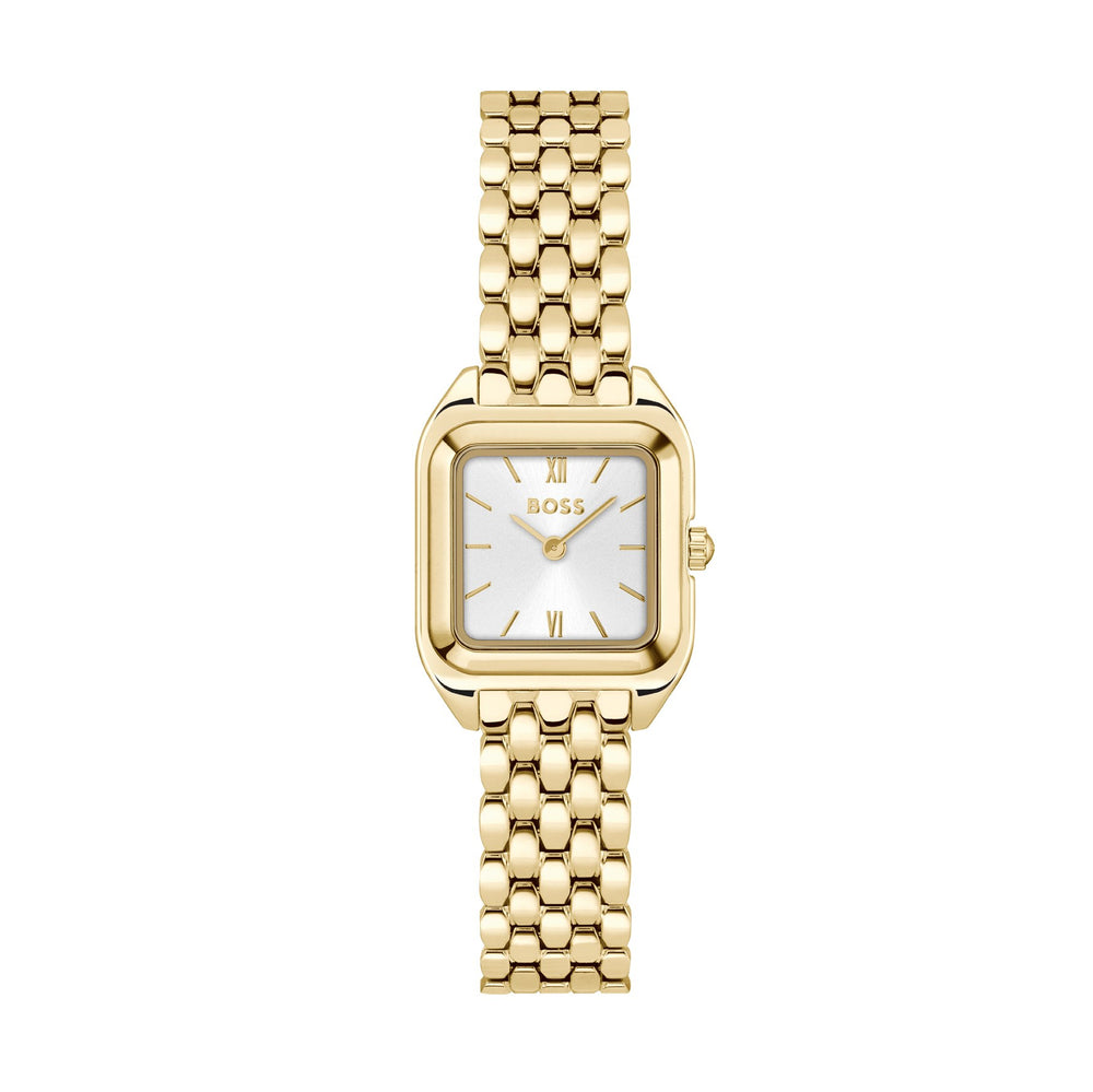 Boss Mae Petite Ladies Gold-Tone Watch and Bracelet Gift Set - Mococo
