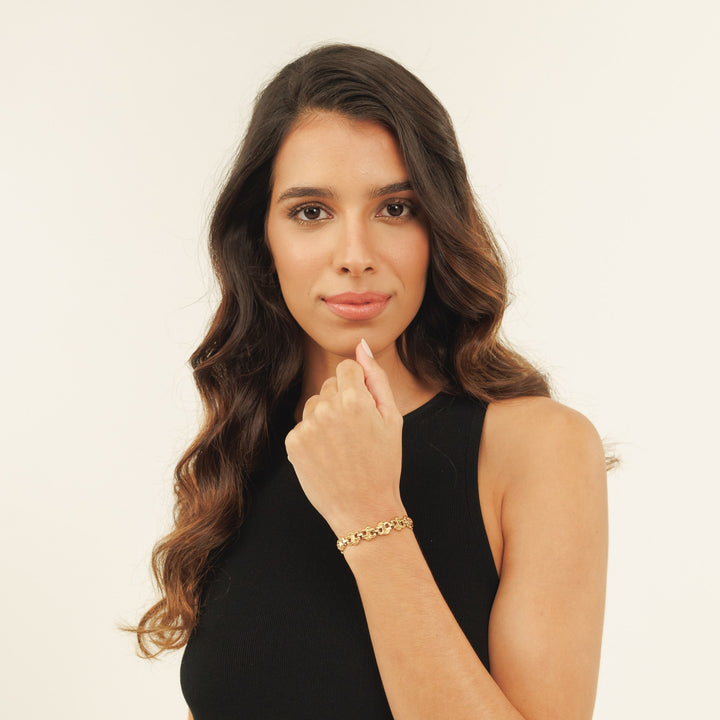 Boss Archer Gold Double B Strand Bracelet - Mococo
