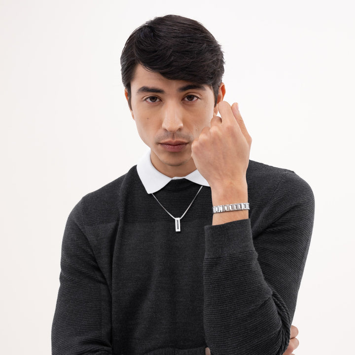 Boss Archer Stainless Steel Link Bracelet - Mococo
