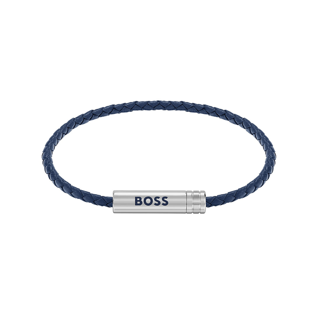 Boss Ares Air Blue Leather Cuff - Mococo