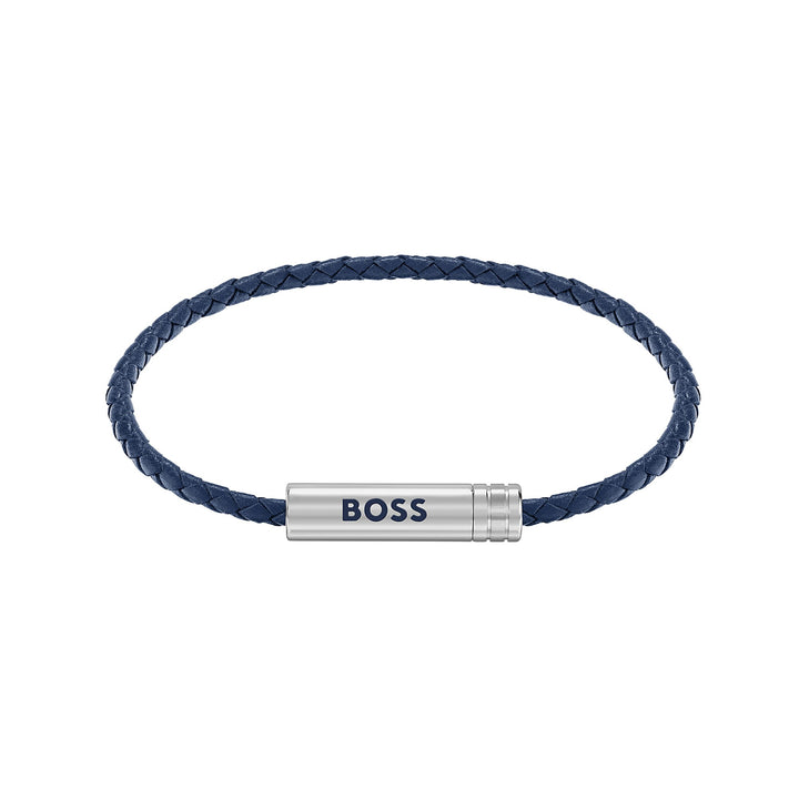 Boss Ares Air Blue Leather Cuff - Mococo