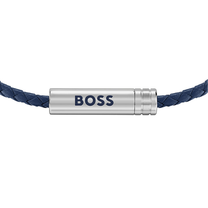 Boss Ares Air Blue Leather Cuff - Mococo