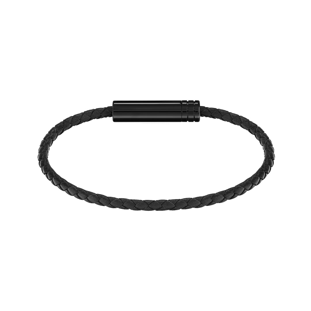 Boss Ares Air Black Leather Cuff - Mococo