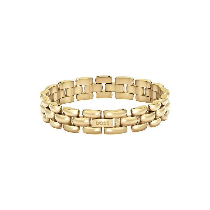 Boss Gold Violet Link Bracelet - Mococo
