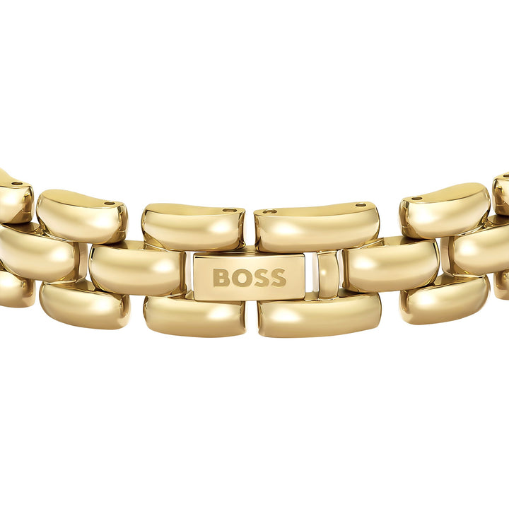 Boss Gold Violet Link Bracelet - Mococo