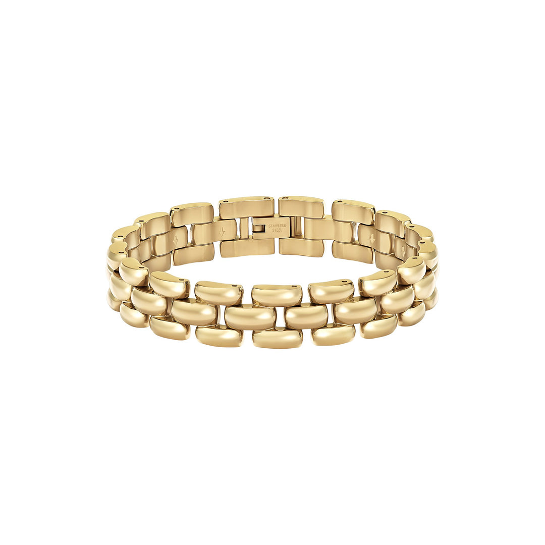 Boss Gold Violet Link Bracelet - Mococo