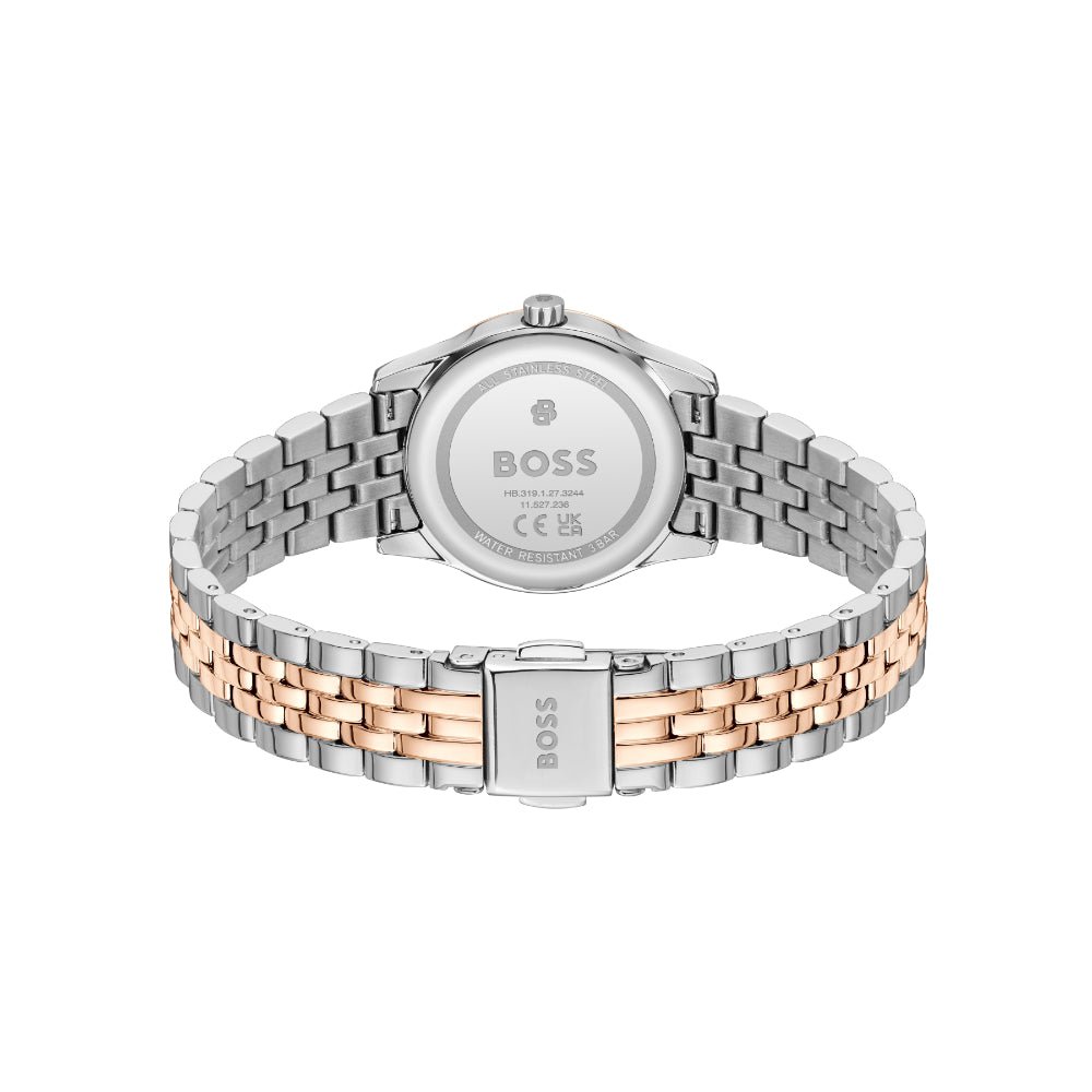 Boss Bi-Colour Graceful Mina Carnation IP and Stainless Steel Watch - MococoHugo Boss15028427613272689311Watch